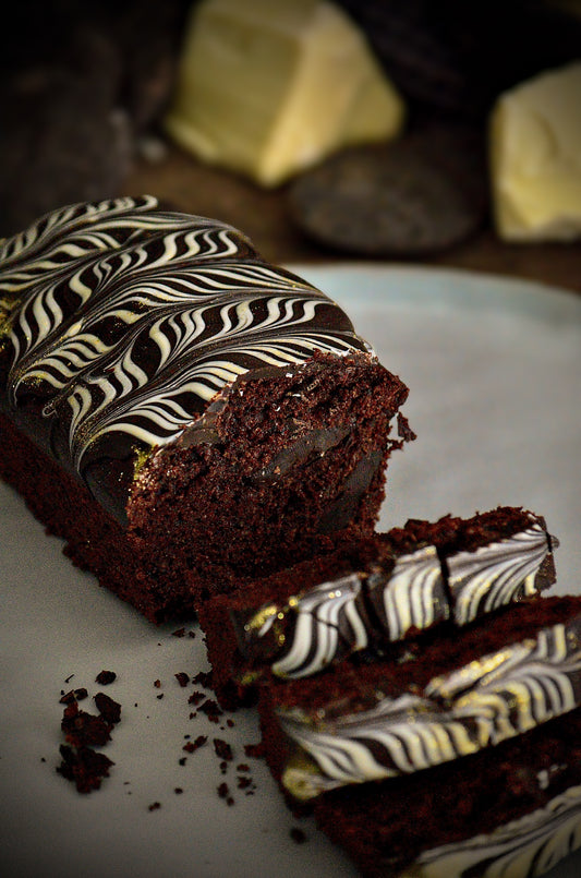 Bizcocho tres chocolates