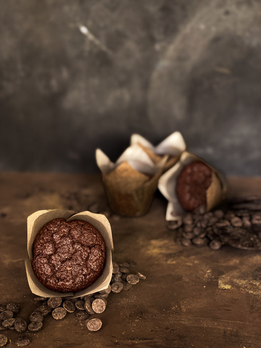 Muffins de Chocolate con Chispas