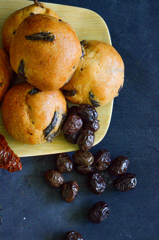 Pancitos saborizados con aceitunas