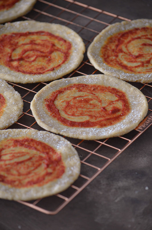 Pre-pizza crocante con levain
