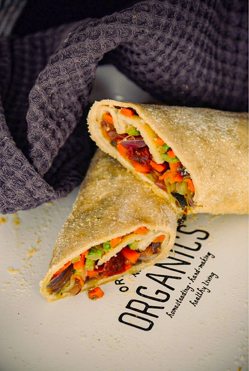 Wrap de vegetales