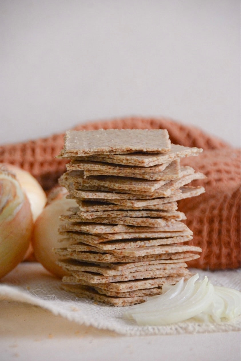 Galletas rústicas con cebolla