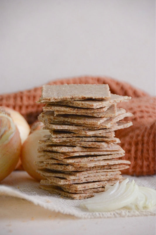 Galletas rústicas con cebolla