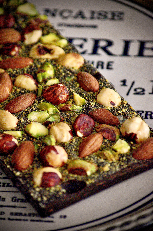 Tableta de chocolate con frutos secos